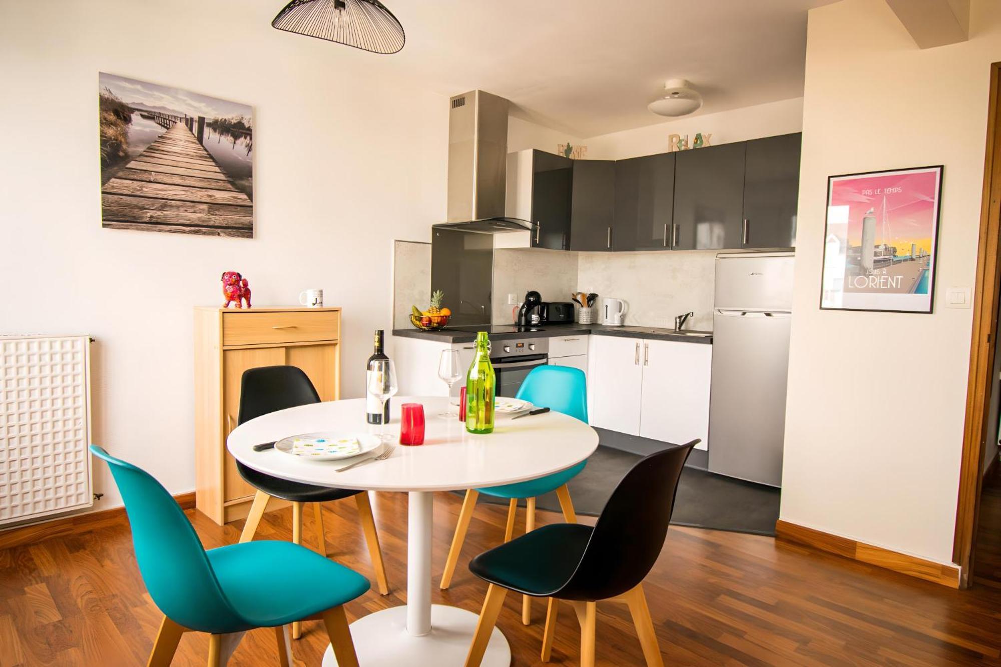 Grand Studio Avec Parking A 10 Minutes Des Plages Лорьян Экстерьер фото